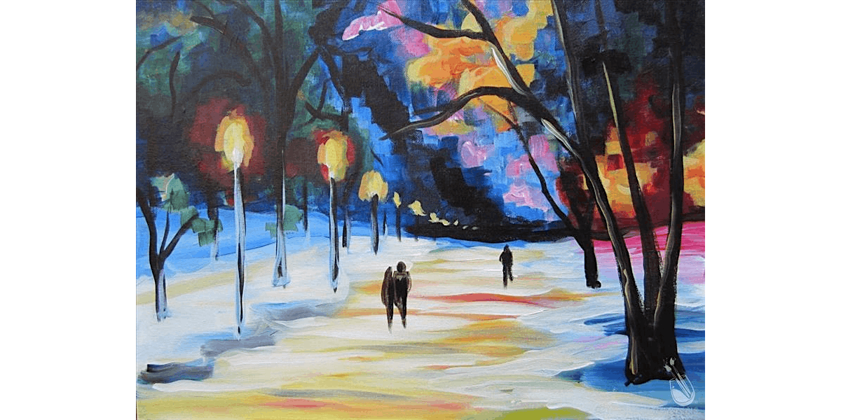 Romantic Winter Stroll - Paint and Sip in Denver | Classpop!™, 14 December | Event in Denver | AllEvents