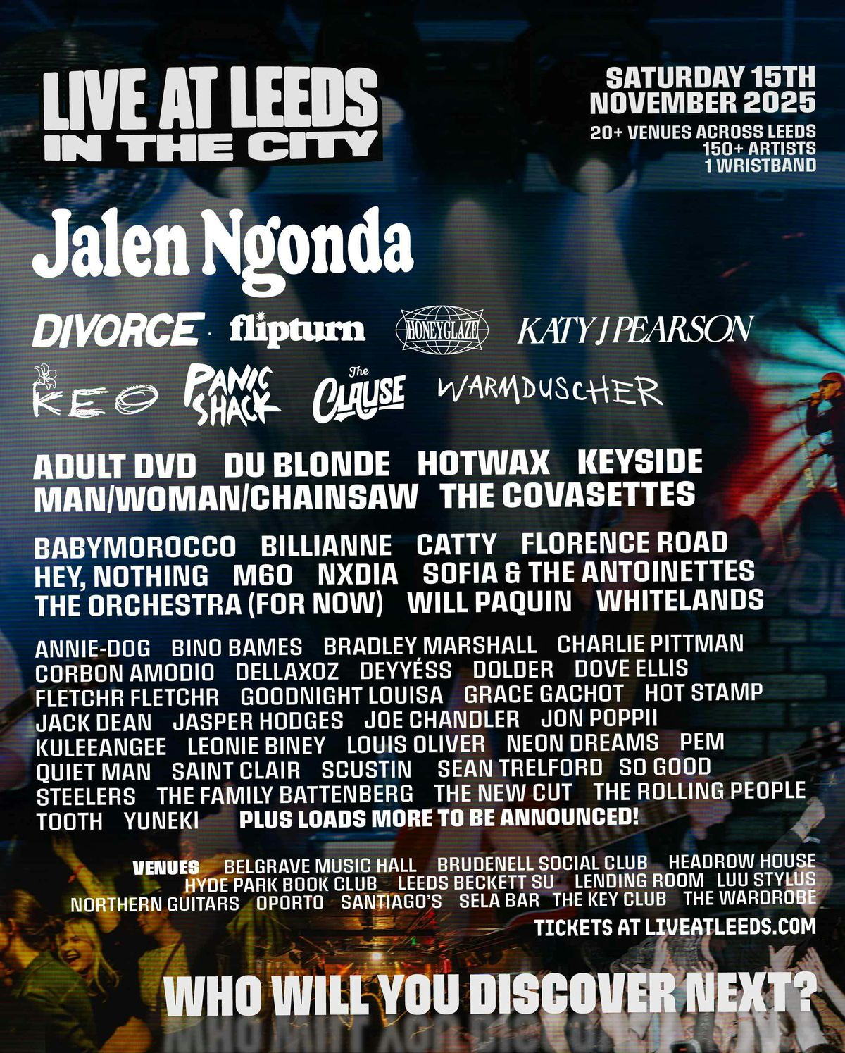 Live at Leeds in the City 2025, 15 November | Event in Leeds | AllEvents