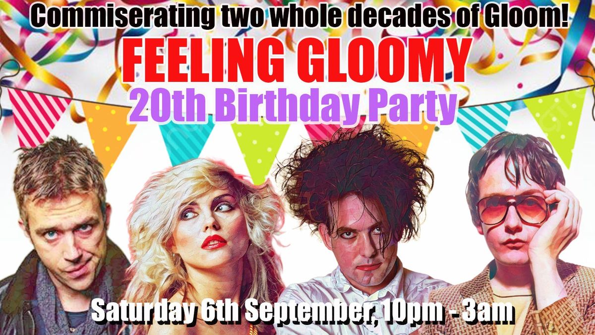 Feeling Gloomy's 20th Birthday Party - September 2025, 6 September | Event in London | AllEvents