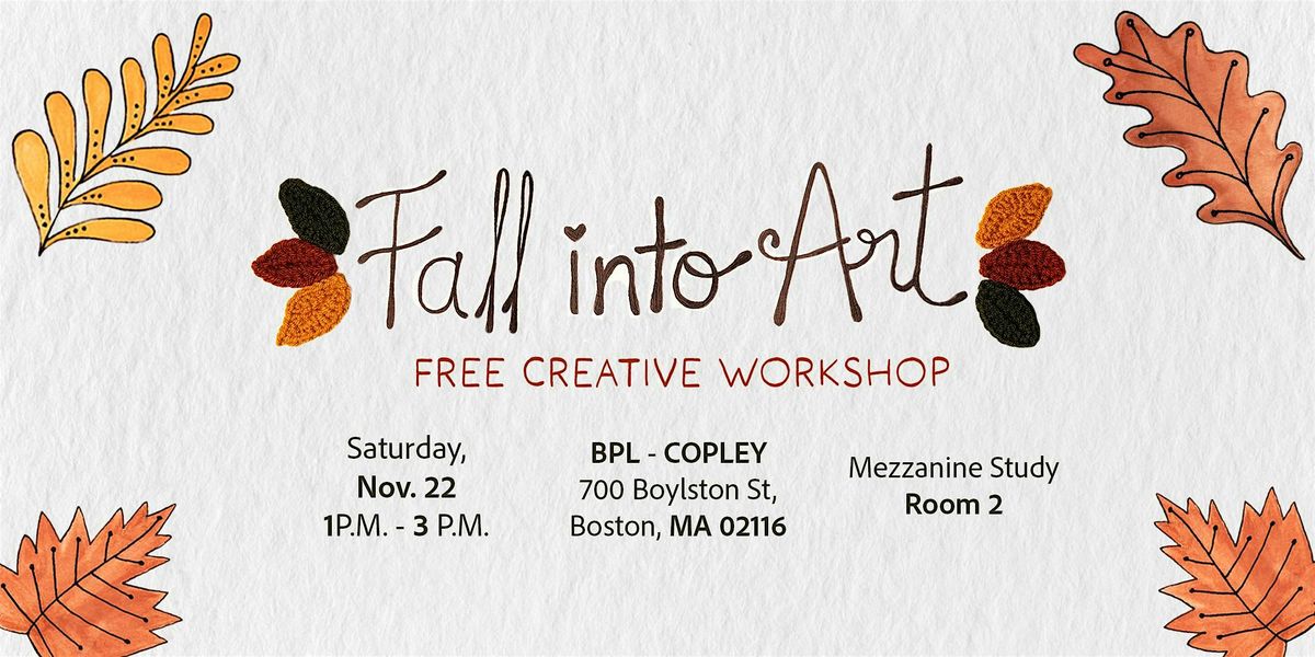 Fall Into Art Workshop | Event in Boston | AllEvents