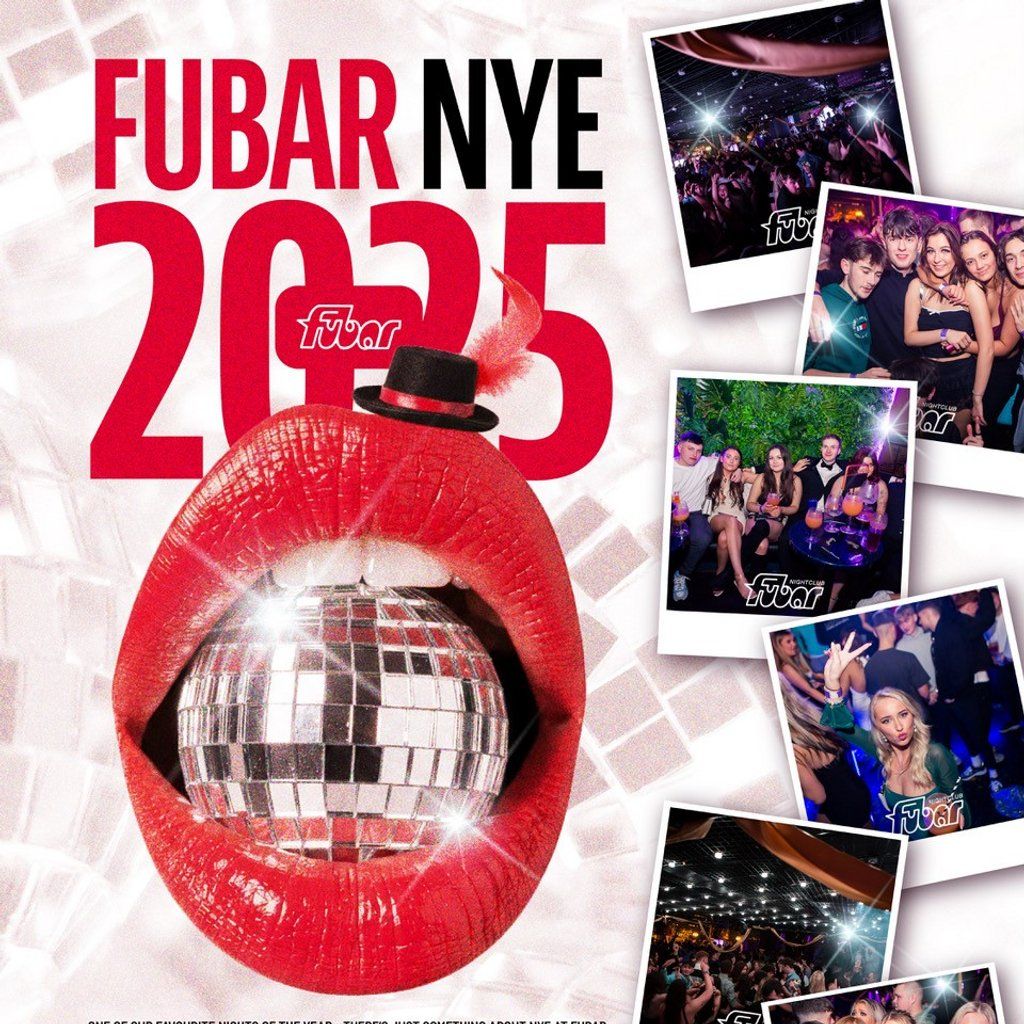 Fubar NYE 2025, 31 December | Event in Stirling | AllEvents