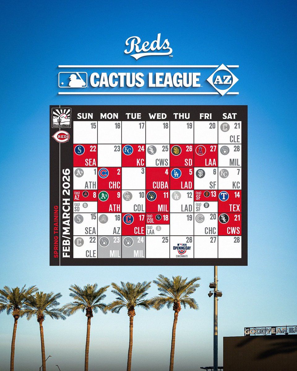 Spring Training: Cincinnati Reds vs. Arizona Diamondbacks (SS), 7 March | Event in Goodyear | AllEvents