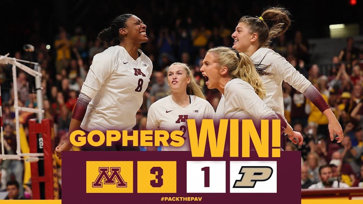 Minnesota Golden Gophers at Purdue Boilermakers Womens Volleyball at Holloway Gymnasium, 26 October | AllEvents