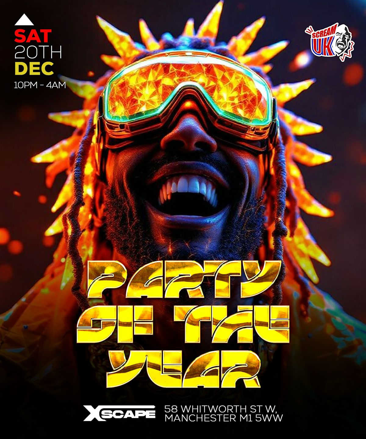 PARTY OF THE YEAR - HIPHOP / AFROBEATS / RNB / AMAPIANO / DANCEHALL, 20 December | Event in Manchester | AllEvents
