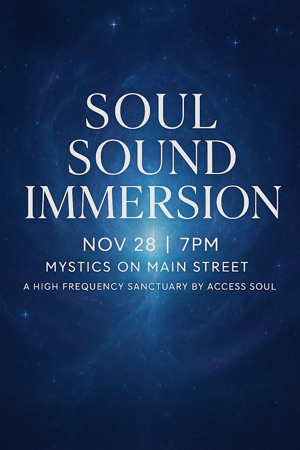 HEALING FOR THE HOLIDAYS: SOUL SOUND IMMERSION | Event in Roscoe | AllEvents