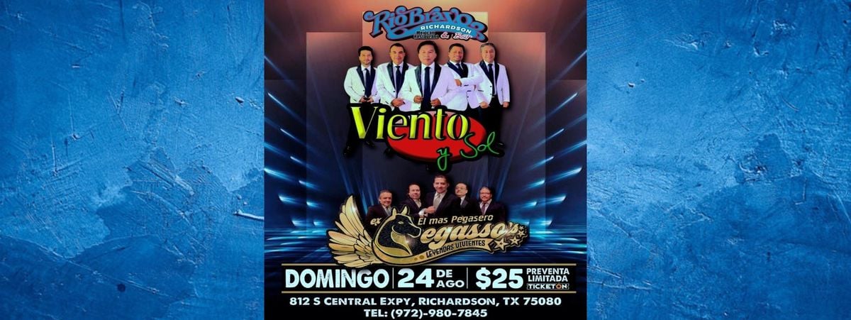 VIENTO Y SOL, 24 August | Event in Richardson | AllEvents