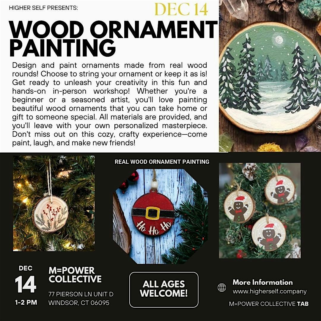 Wood ORNAMENT Painting workshop, 14 December | Event in Windsor | AllEvents