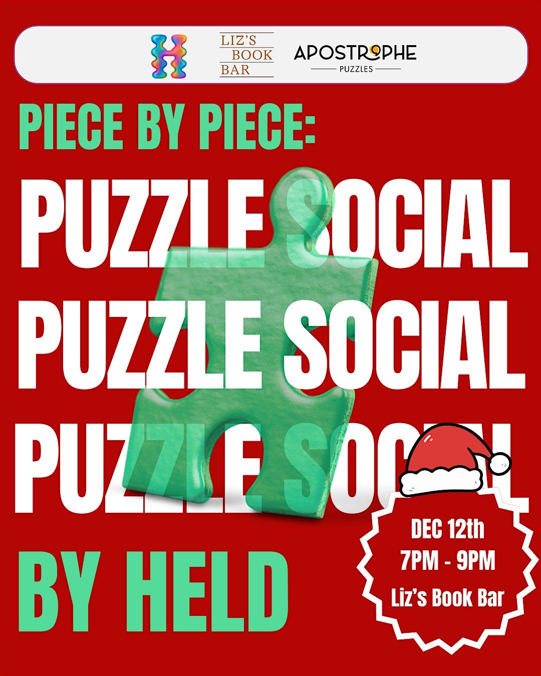 Piece by Piece: A Puzzle Social by HELD, 12 December | Event in Brooklyn | AllEvents