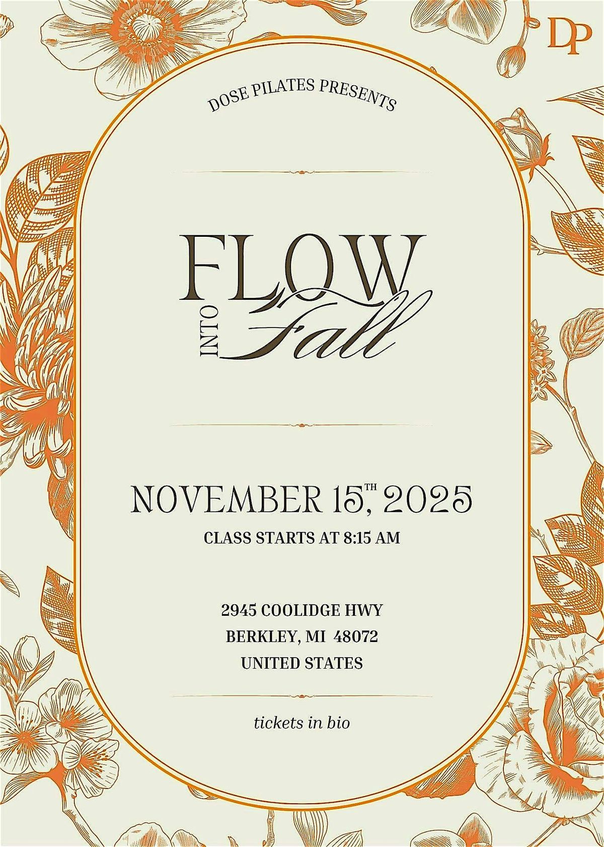 Flow into Fall | Event in Berkley | AllEvents