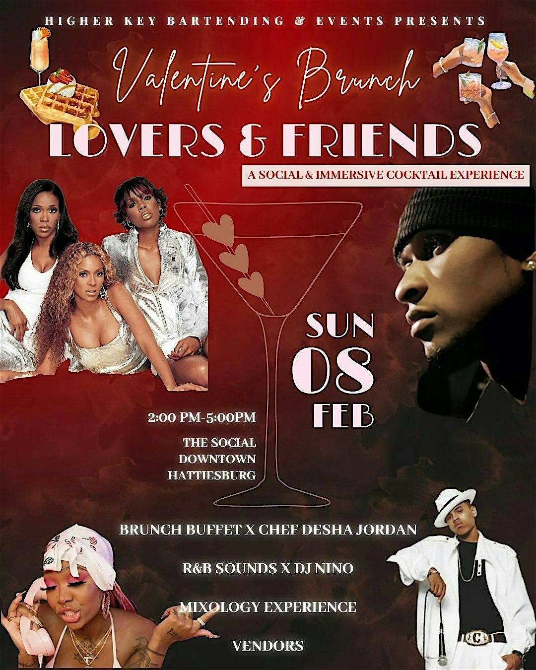 Lovers & Friends: a Valentines Brunch Experience