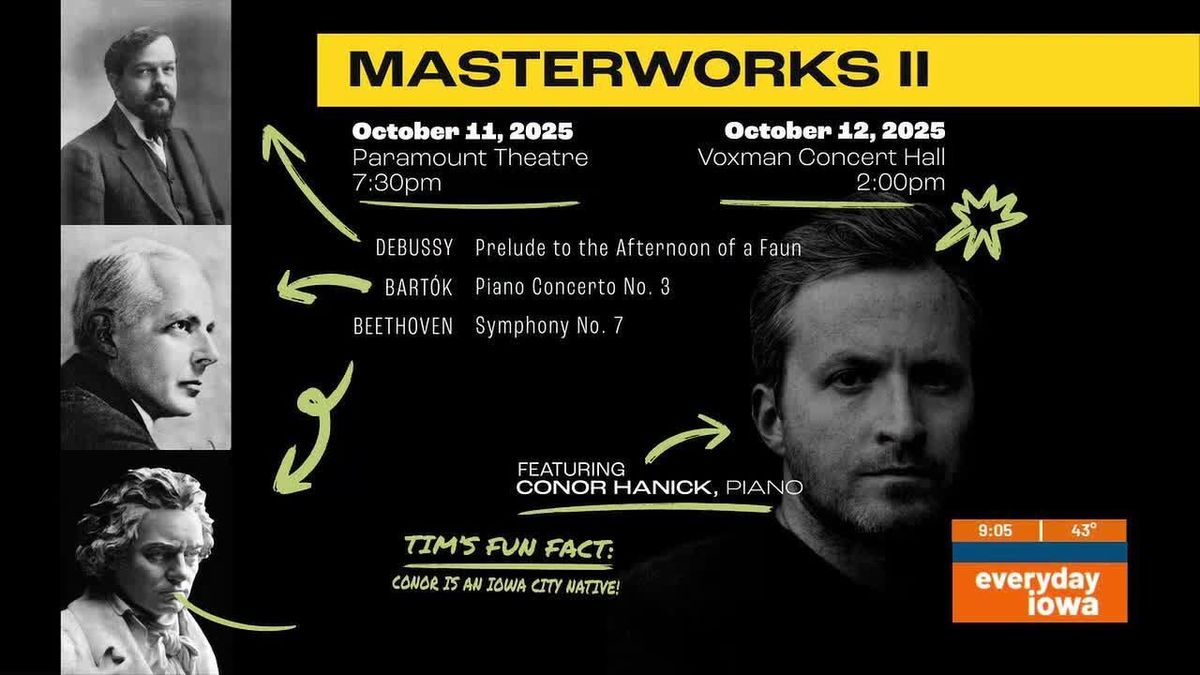 Orchestra Iowa: Masterworks IV, 20 March | Event in Cedar Rapids | AllEvents