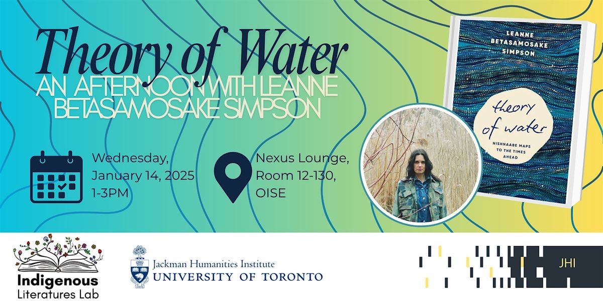 An Afternoon with Leanne Betasamosake Simpson, 14 January | Event in Toronto | AllEvents