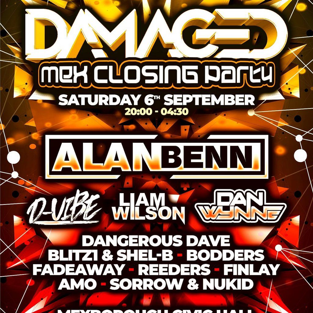 Damaged events farewell event, 6 September | Event in Doncaster | AllEvents