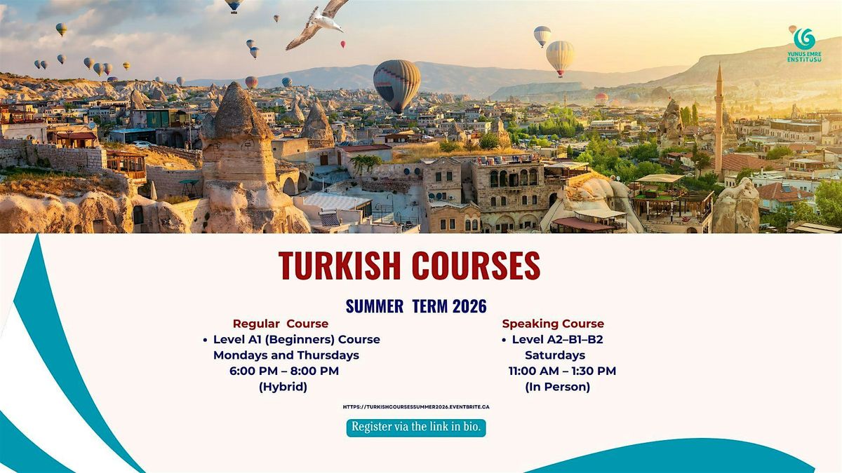 Turkish Courses - Summer 2026
