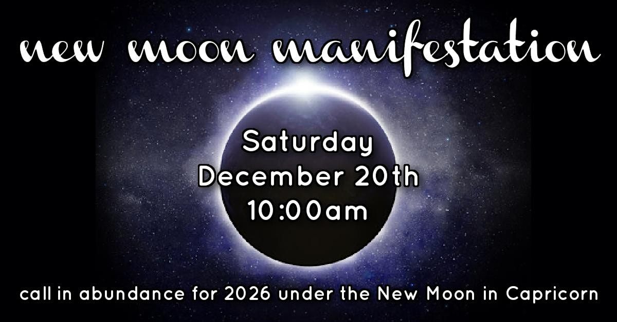 New Moon Manifestation, 20 December | Event in Wallingford | AllEvents
