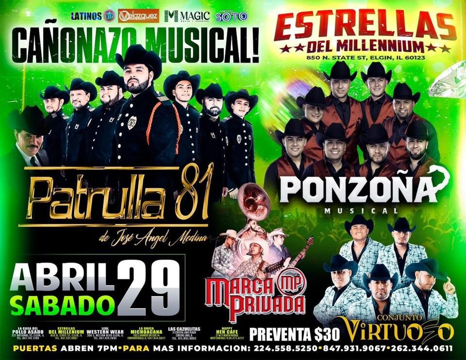 Patrulla 81 ponzoña musical Conjunto Virtuoso Marca Privada