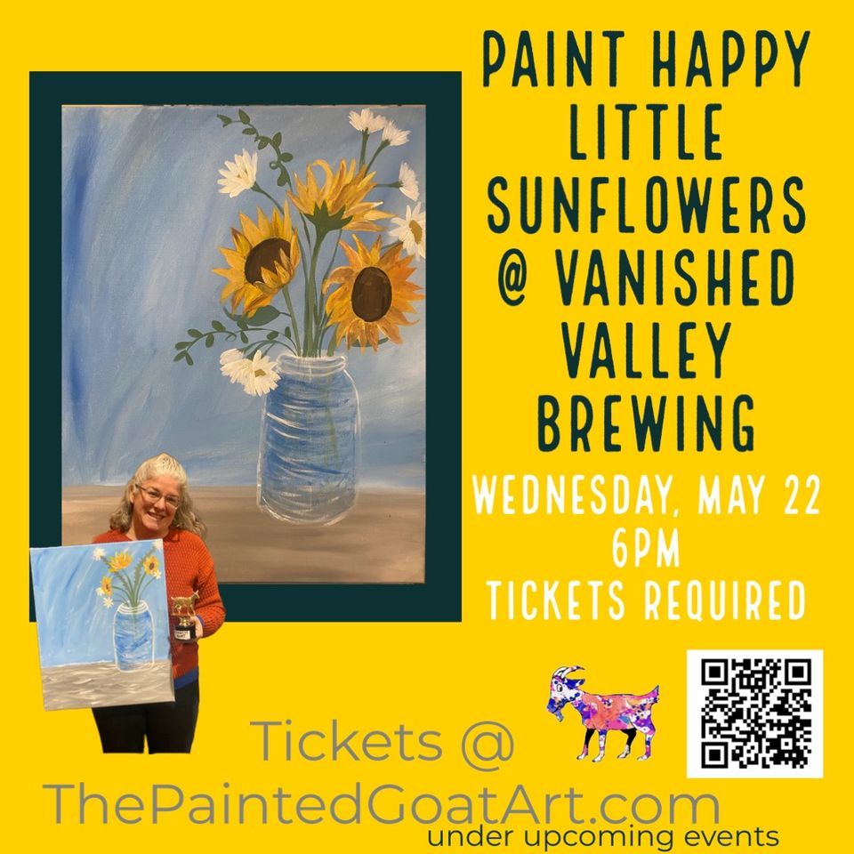 Sunflower Painting Vanished Valley Brewing , Vanished Valley Brewing