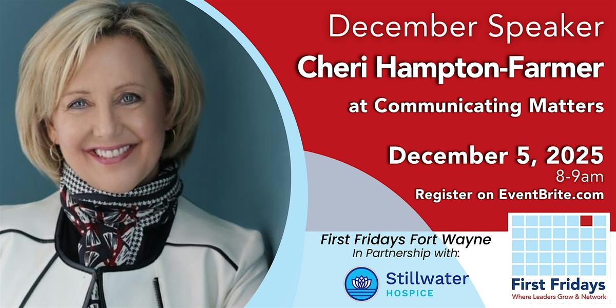 December First Fridays with Cheri Hampton-Farmer, 5 December | Event in Fort Wayne | AllEvents