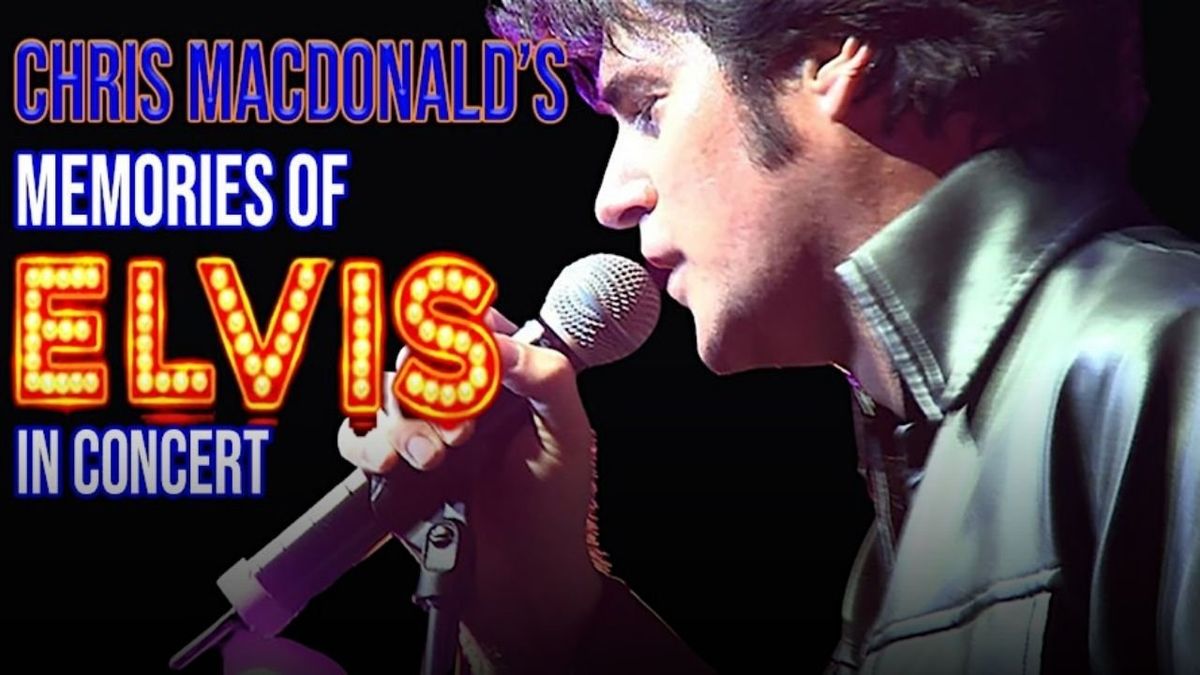 Chris Macdonald's Memories of Elvis, 11 December | Event in West Palm Beach | AllEvents