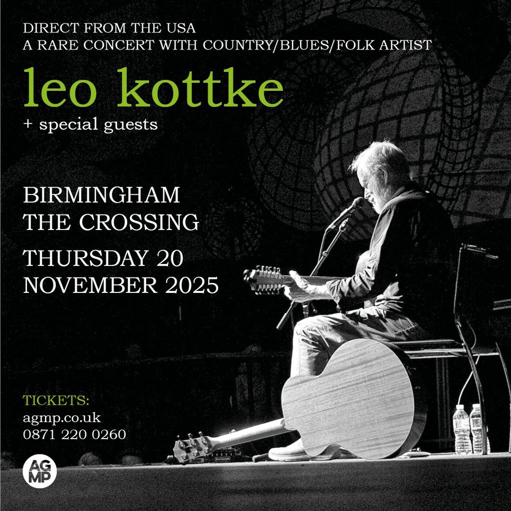 Leo Kottke, 20 November | Event in Birmingham | AllEvents