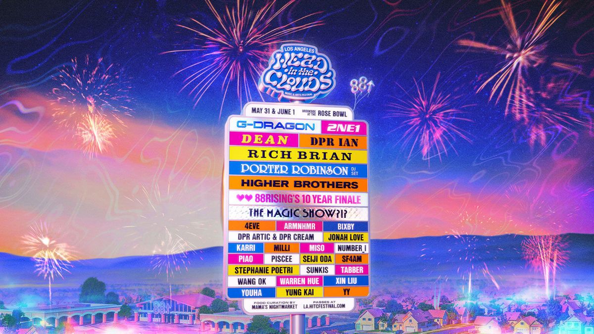 Head In The Clouds Festival with G-Dragon, 2NE1, and Rich Brian (2-Day Pass), 31 May | Event in Pasadena | AllEvents