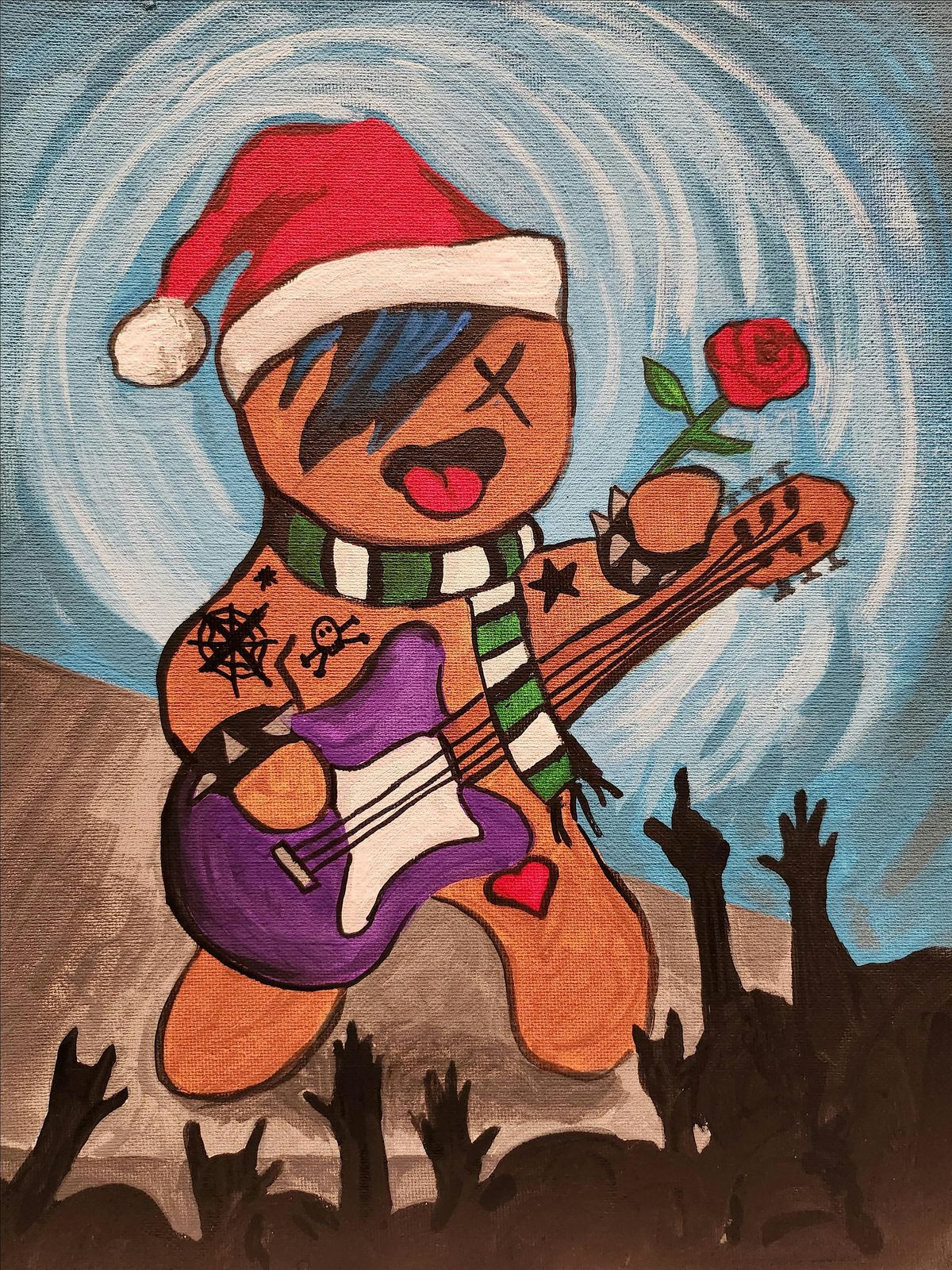 Emo Paint and Sip Christmas Party, 6 December | Event in Houston | AllEvents