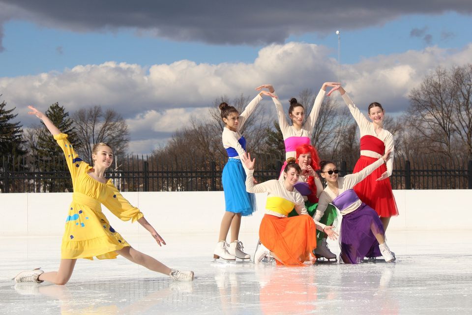 Ice Skating Exhibition Show, Roosevelt Park Family Ice Skating Rink