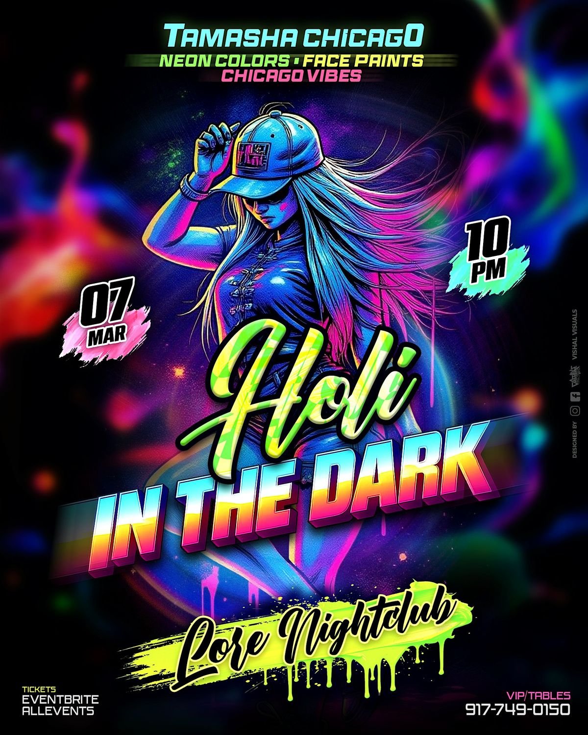 CHICAGO'S HOLI IN THE DARK @LORE NIGHTCLUB