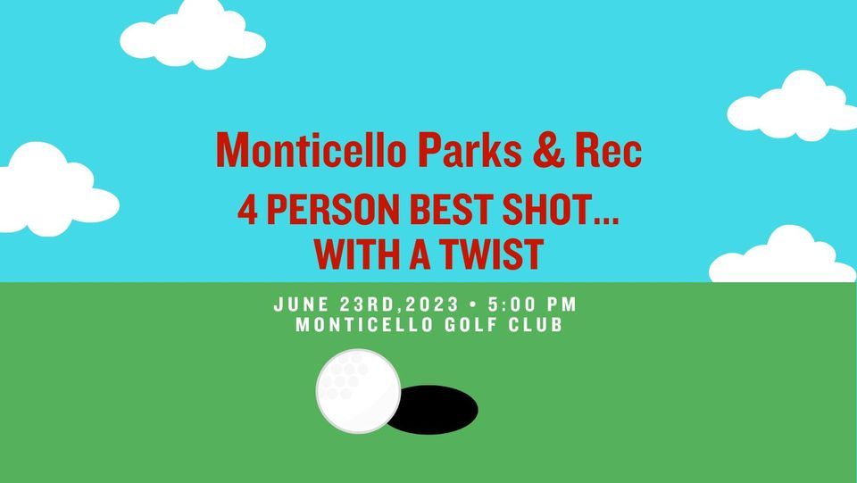 2nd Annual Monticello Parks & Recreation Golf Tournament, Monticello