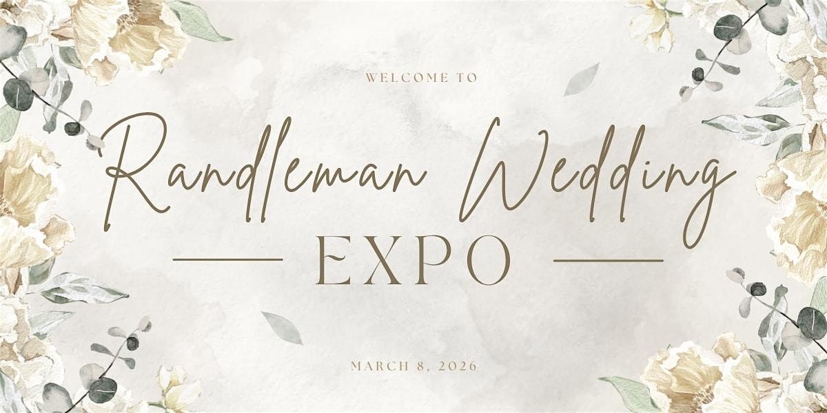 Randleman Wedding Expo 2026, 8 March | Event in Sophia | AllEvents