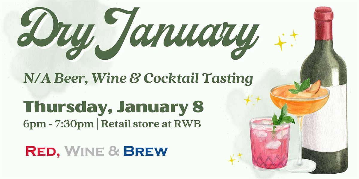 Dry January Non-Alcoholic Tasting, 8 January | Event in Mentor | AllEvents