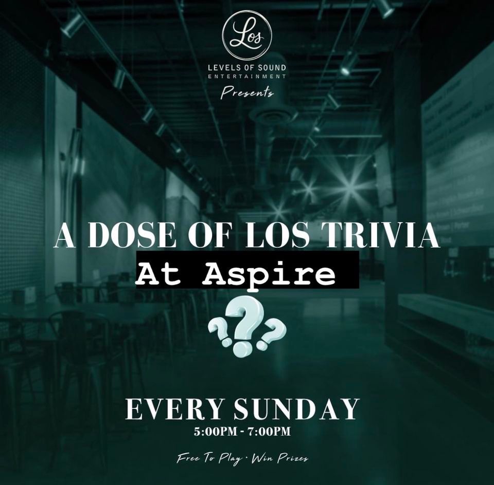 A Dose Of Los Trivia Sundays At Aspire Brewing Aspire Brewing a-dose-of-los-trivia-sundays-at-aspire-brewing-aspire-brewing