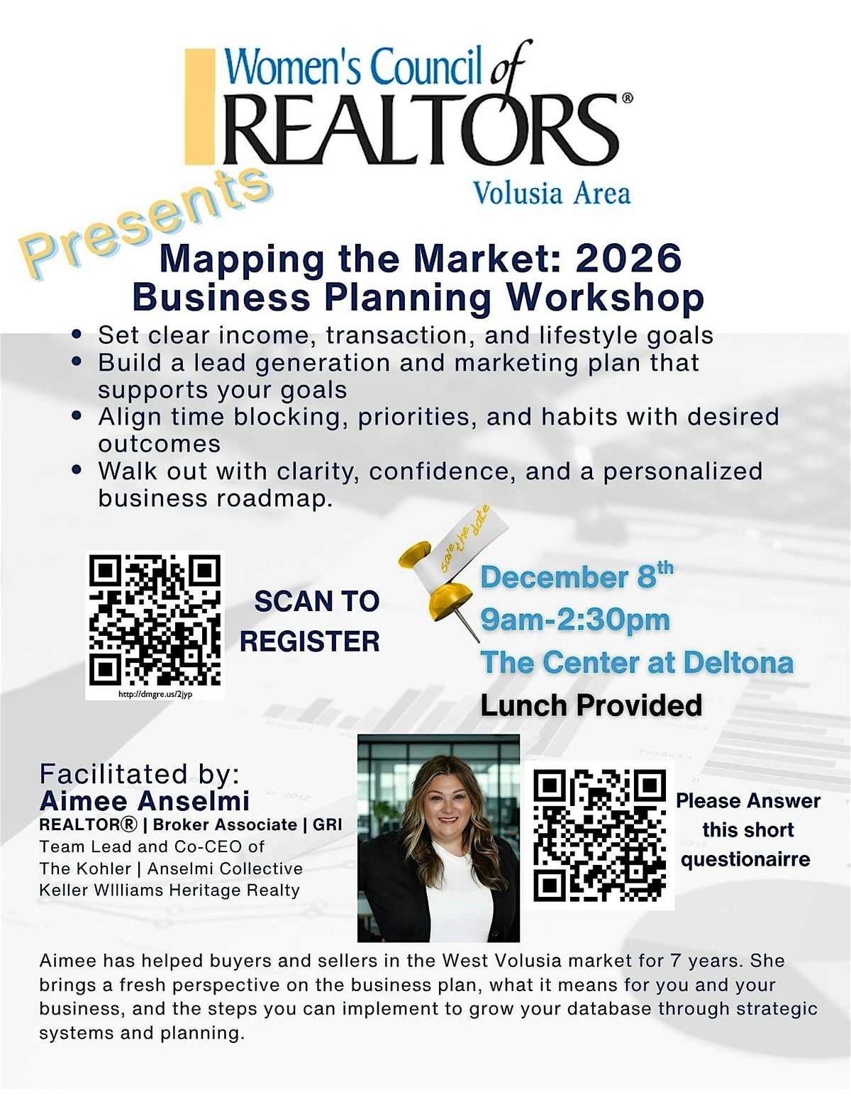 Mapping The Market: Business Planning Workshop 2026, 8 December | Event in Deltona | AllEvents