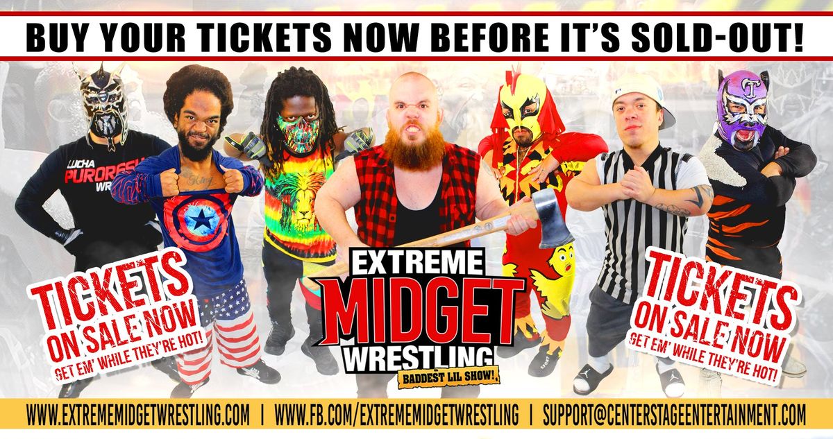 Extreme Midget Wrestling at Heritage Center Theater, 16 May | Event in Cedar City | AllEvents