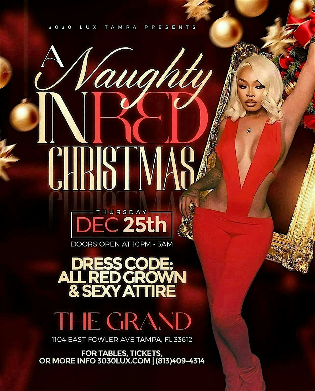 A Naughty In RED Christmas, 25 December | Event in Tampa | AllEvents
