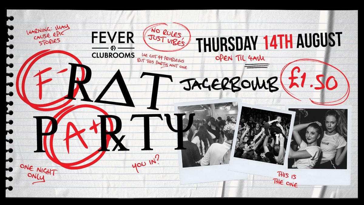 A-LEVEL RESULTS - FRAT PARTY🎓, 14 August | Event in Plymouth | AllEvents