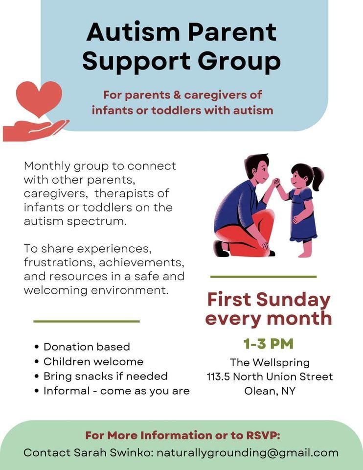 Autism Parent Support Group Downtown Yoga Loft Olean March 3 2024 autism-parent-support-group-downtown-yoga-loft-olean-march-3-2024