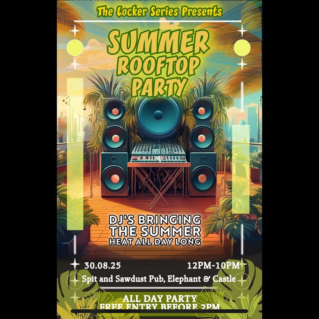 The Locker Series: Summer Rooftop Party | Event in London | AllEvents