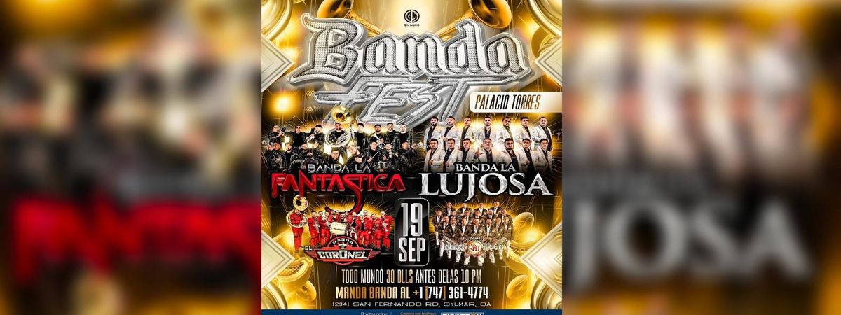 BANDA LA FANTASTICA, BANDA LA LUJOSA Y MAS, 19 September | Event in San Fernando | AllEvents