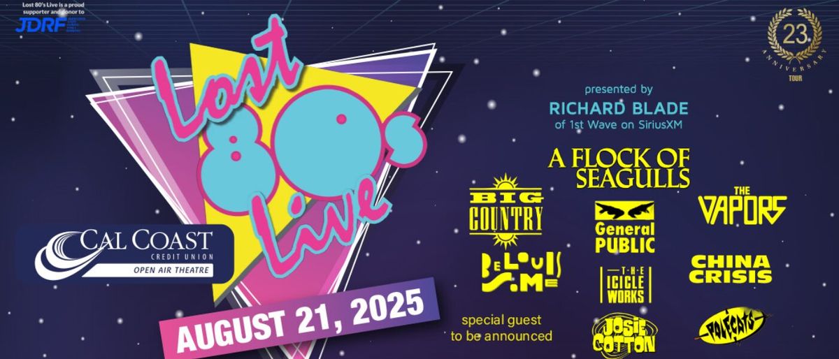 Lost 80's Live: A Flock of Seagulls  Big Country & General Public, 20 August | Event in San Diego | AllEvents