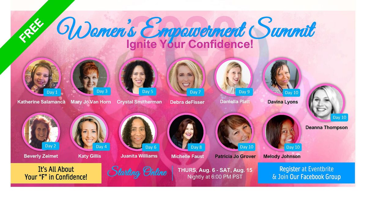 Womens Empowerment Summit 2025 "Ignite Your Confidence", August 6 to