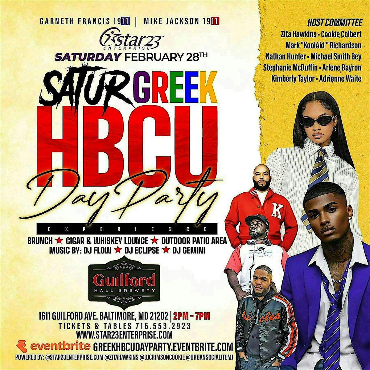 The Satur-Greek HBCU Day Party Experience, 28 February | Event in Baltimore | AllEvents