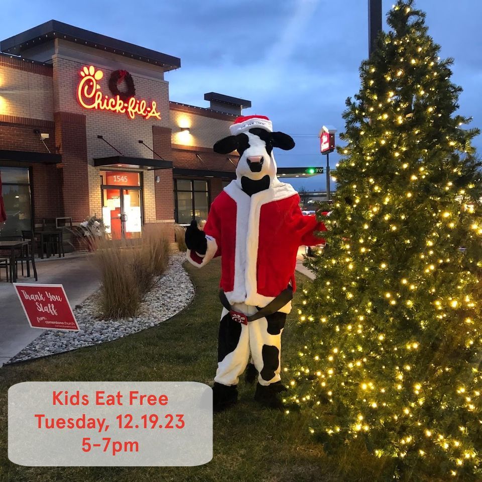 Kids Eat Free Christmas Celebration at ChickfilA Grand Rapids South