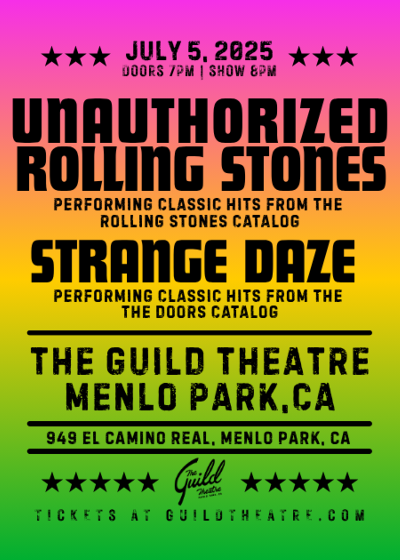 The Unauthorized Rolling Stones at The Guild Theatre, 5 July | Event in Menlo Park | AllEvents