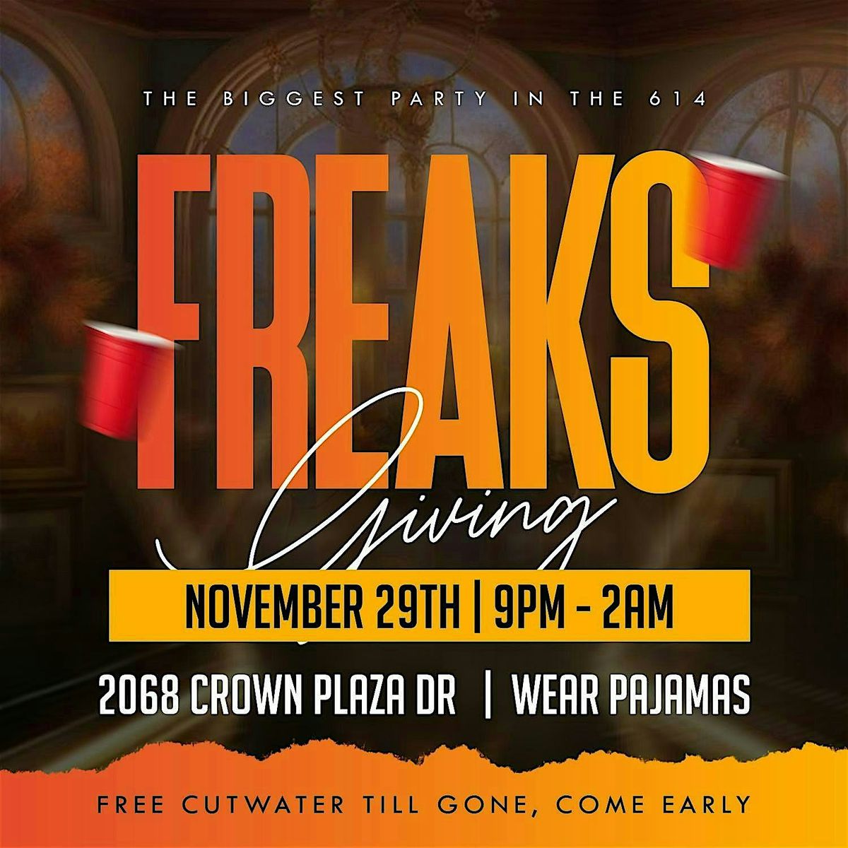 Freaks Giving Thanks Giving Party, 29 November | Event in Columbus | AllEvents
