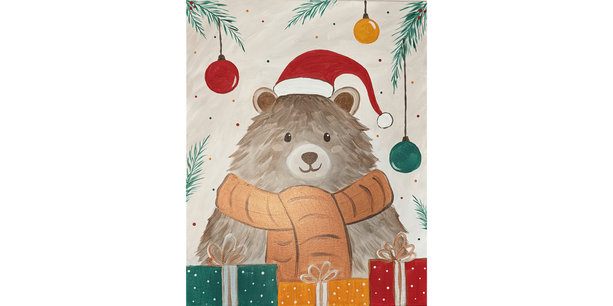 Beary Merry Christmas - Paint and Sip in Phoenix | Classpop!™, 23 December | Event in Gilbert | AllEvents