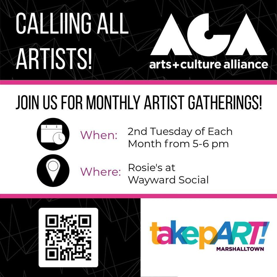 Monthly Artist Gathering Marshall County November , Wayward Social