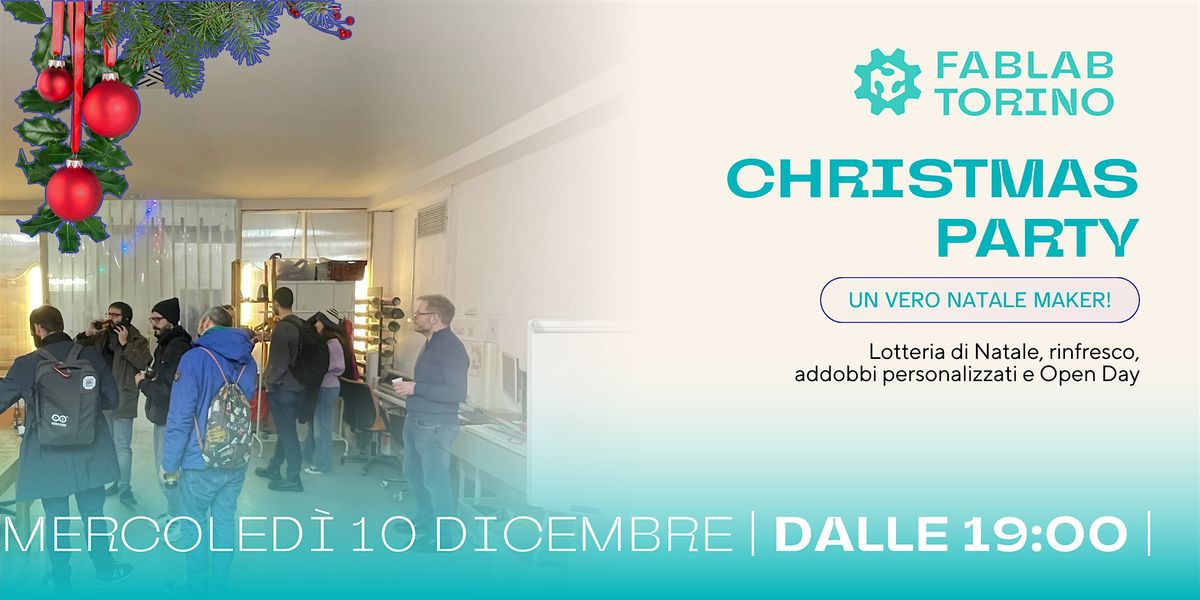 Fablab Xmas Party, 10 December | Event in Torino | AllEvents