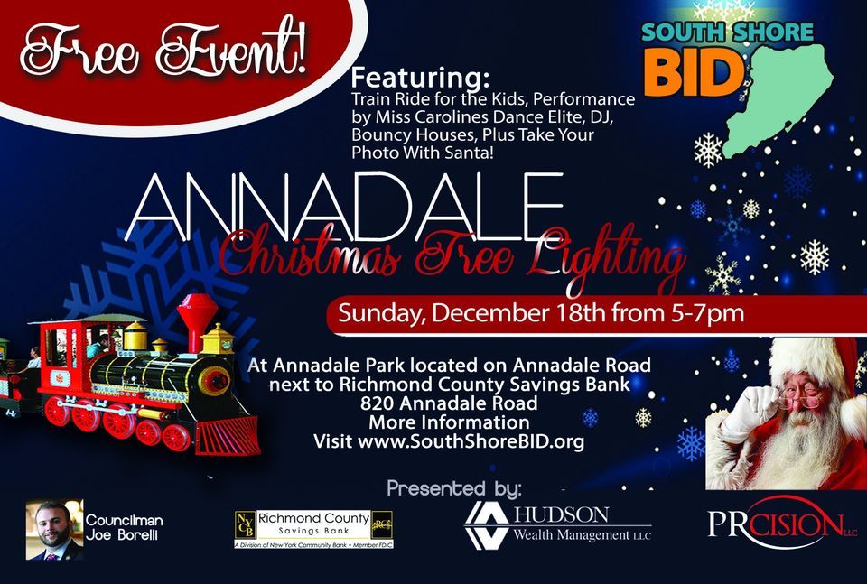 Annadale Tree Lighting Event!, Annadale Green, Staten Island, December