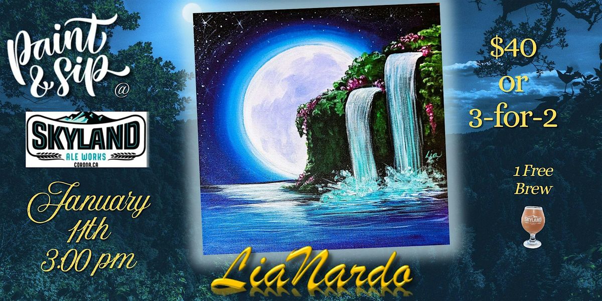 Brushes & Brews at Skyland Ale Works w/LiaNardo Mobile Paint & Sip, 11 January | Event in Corona | AllEvents